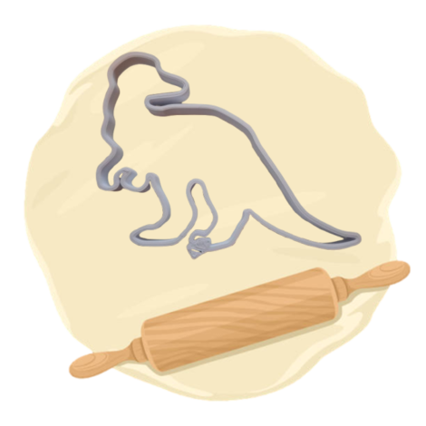 Keksausstecher "Dinosaurier"