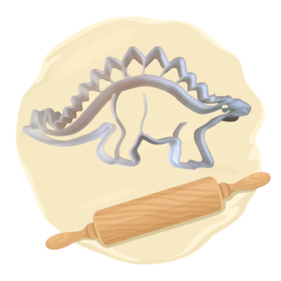 Keksausstecher Stegosaurus