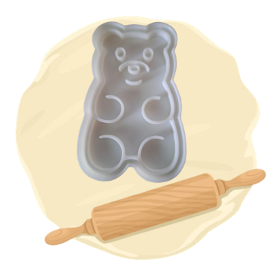Keksausstecher Teddy