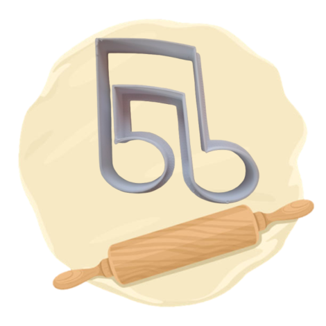 Keksausstecher "Musiknote"