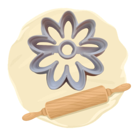 Keksausstecher "Blume"