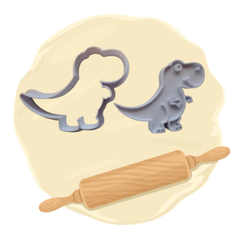 Keksausstecher "T-Rex"