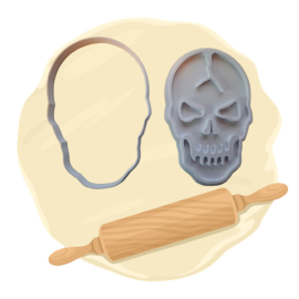 Keksausstecher "Skelett"