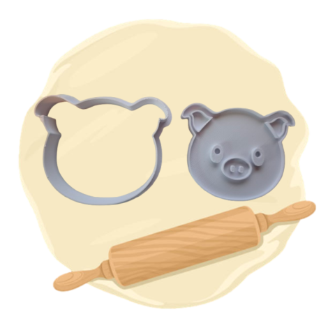 Keksausstecher "Schweinekopf"