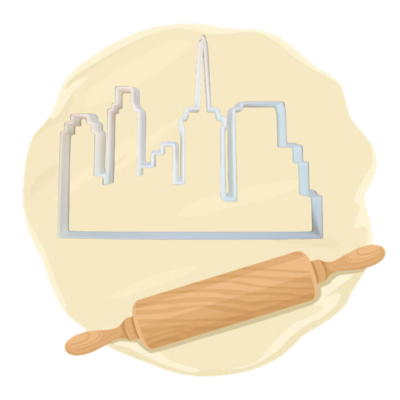 Keksausstecher Skyline
