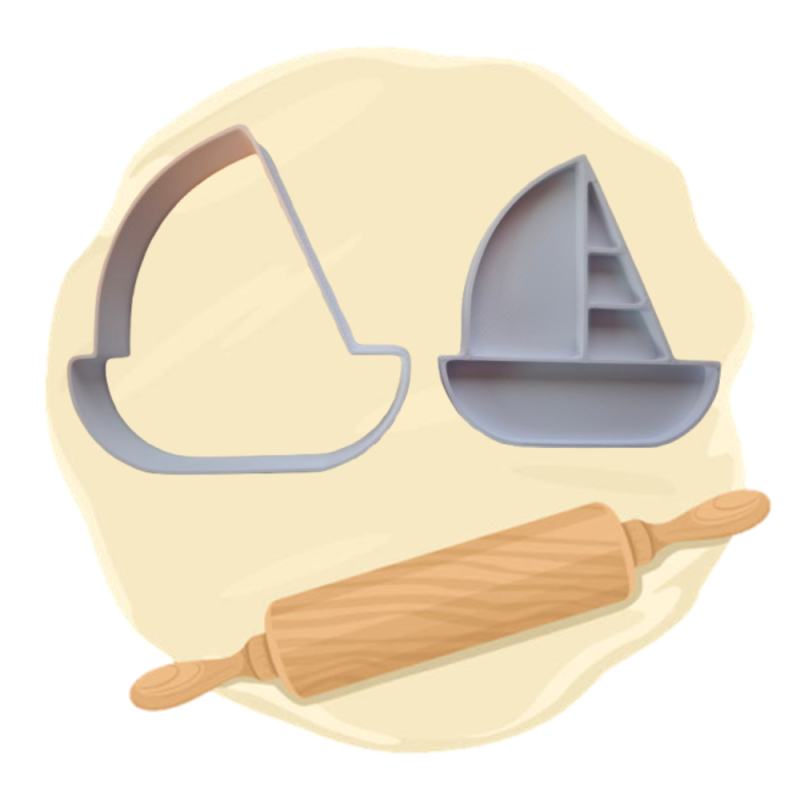 Keksausstecher "Segelboot"