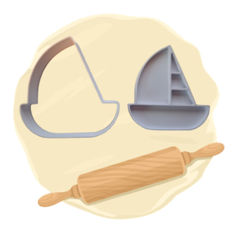 Keksausstecher "Segelboot"