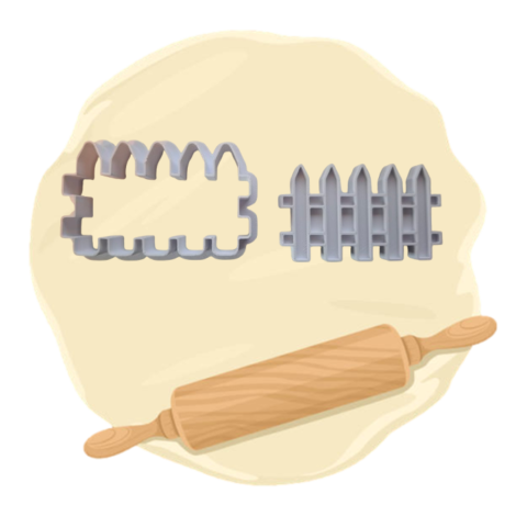 Keksausstecher "Zaun"