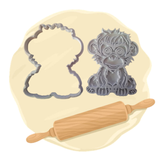 Keksausstecher "Affe"