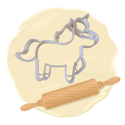 Keksausstecher Einhorn