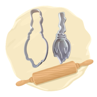 Keksausstecher "Besen"