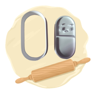 Keksausstecher "Tablette"