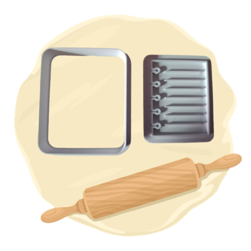 Keksausstecher "Heft"