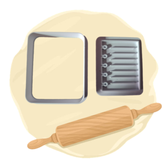 Keksausstecher "Heft"