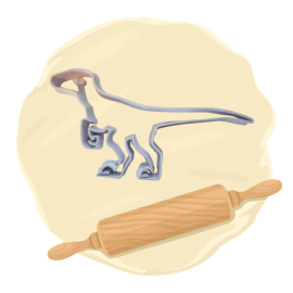 Keksausstecher "Dinosaurier"