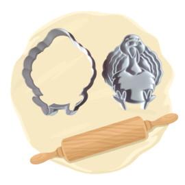 Keksausstecher "Truthahn"