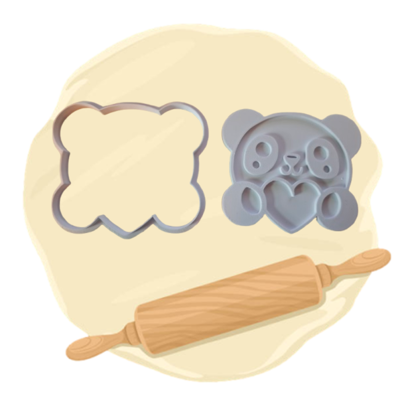 Keksausstecher "Teddy mit Herz"