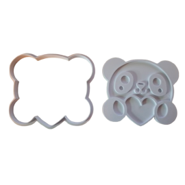 Keksausstecher "Teddy mit Herz"