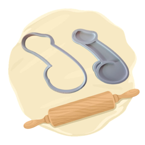 Keksausstecher "Penis"