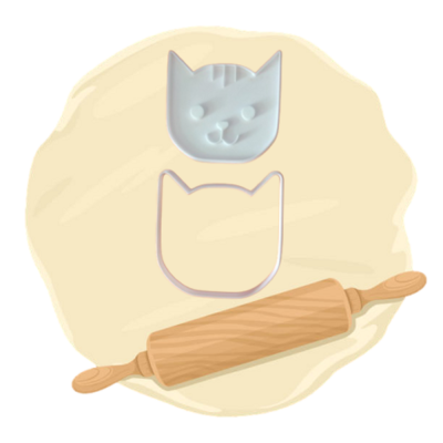 Keksausstecher Motiv "Katze"