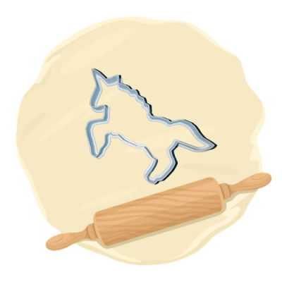 Keksausstecher Motiv "Einhorn"