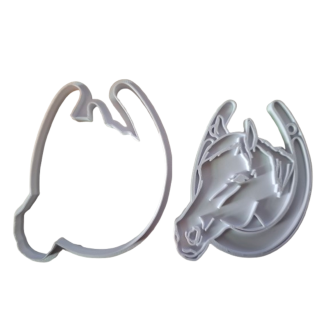 Keksausstecher "Pferd mit Hufeisen"