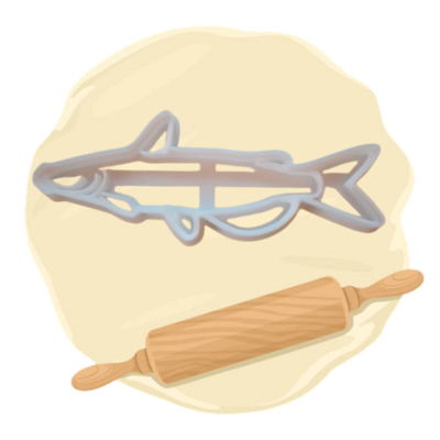 Keksausstecher Motiv "Fisch"