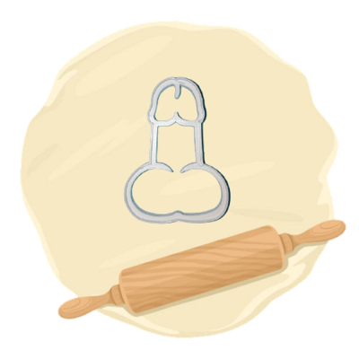 Keksausstecher Motiv "Penis"
