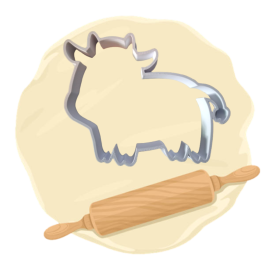 Keksausstecher "Kuh"