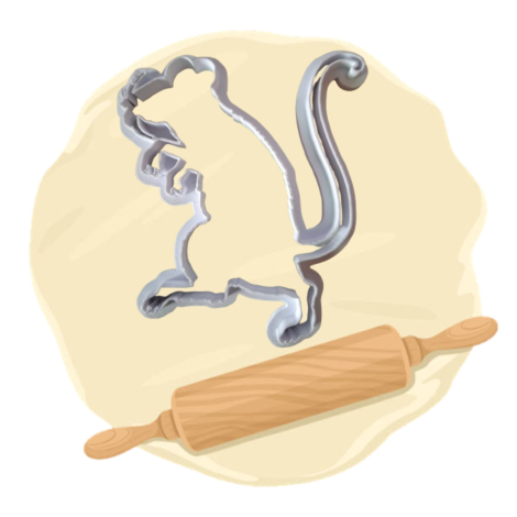 Keksausstecher "Ratte"