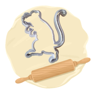 Keksausstecher "Ratte"