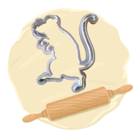 Keksausstecher "Ratte"