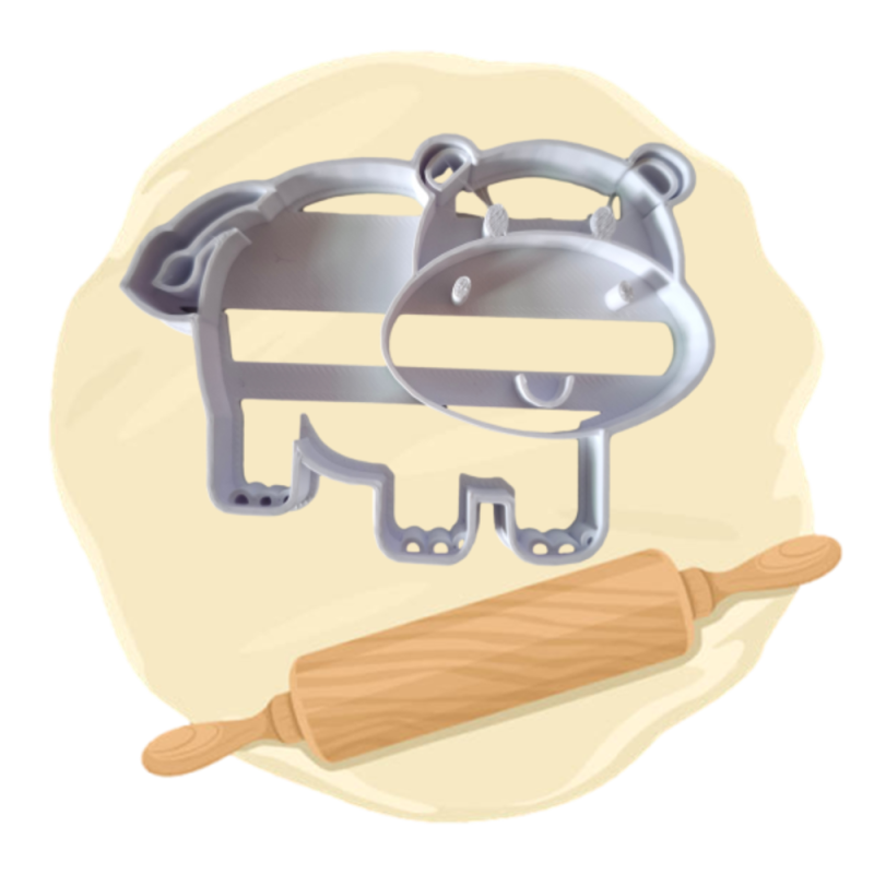 Keksausstecher "Nilpferd"