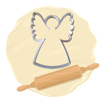 Keksausstecher "Engel"