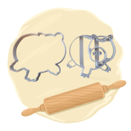 Keksausstecher "Schwein"