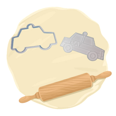 Keksausstecher Motiv "Taxi"