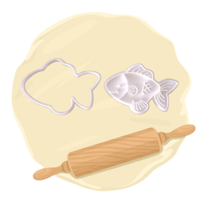 Keksausstecher Motiv "Fisch"