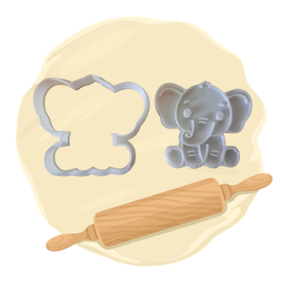 Keksausstecher Motiv "Elefant"