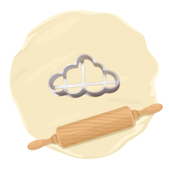 Keksausstecher "Wolke klein"