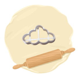 Keksausstecher "Wolke klein"