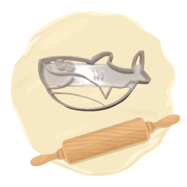 Keksausstecher "Hai"