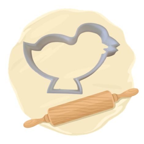 Keksausstecher "Küken"