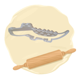 Keksausstecher "Krokodil"