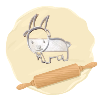 Keksausstecher "Ziege"