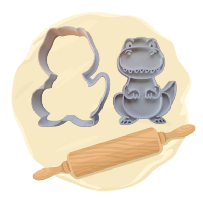 Keksausstecher Motiv "T-Rex"
