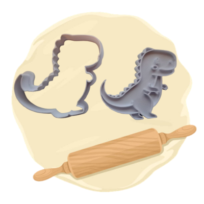 Keksausstecher Motiv "Dino"