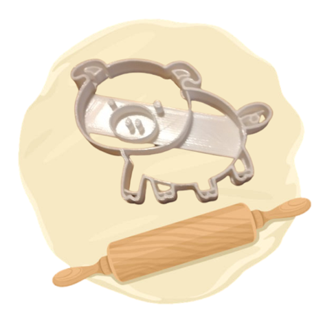 Keksausstecher "Schwein"