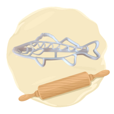 Keksausstecher Motiv "Fisch"