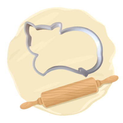 Keksausstecher Motiv "Katze"