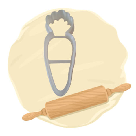 Keksausstecher "Möhre"